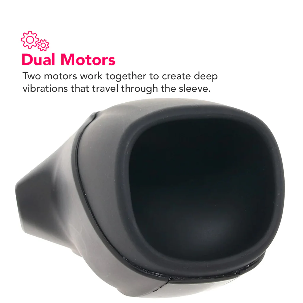 Satisfyer Men Vibration Stroker in Black - Image 2