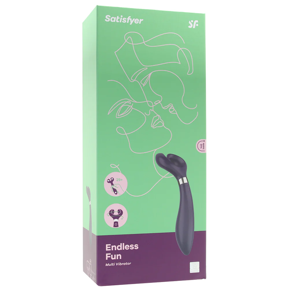 Satisfyer Endless Fun Multi Vibrator in Blue - Image 9