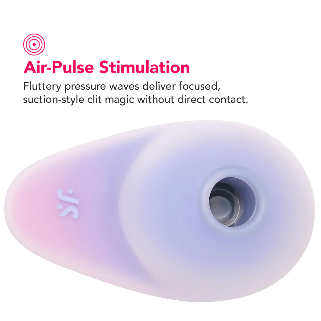 Satisfyer Pixie Dust Double Air Pulse Vibe in Violet & Pink - Image 2