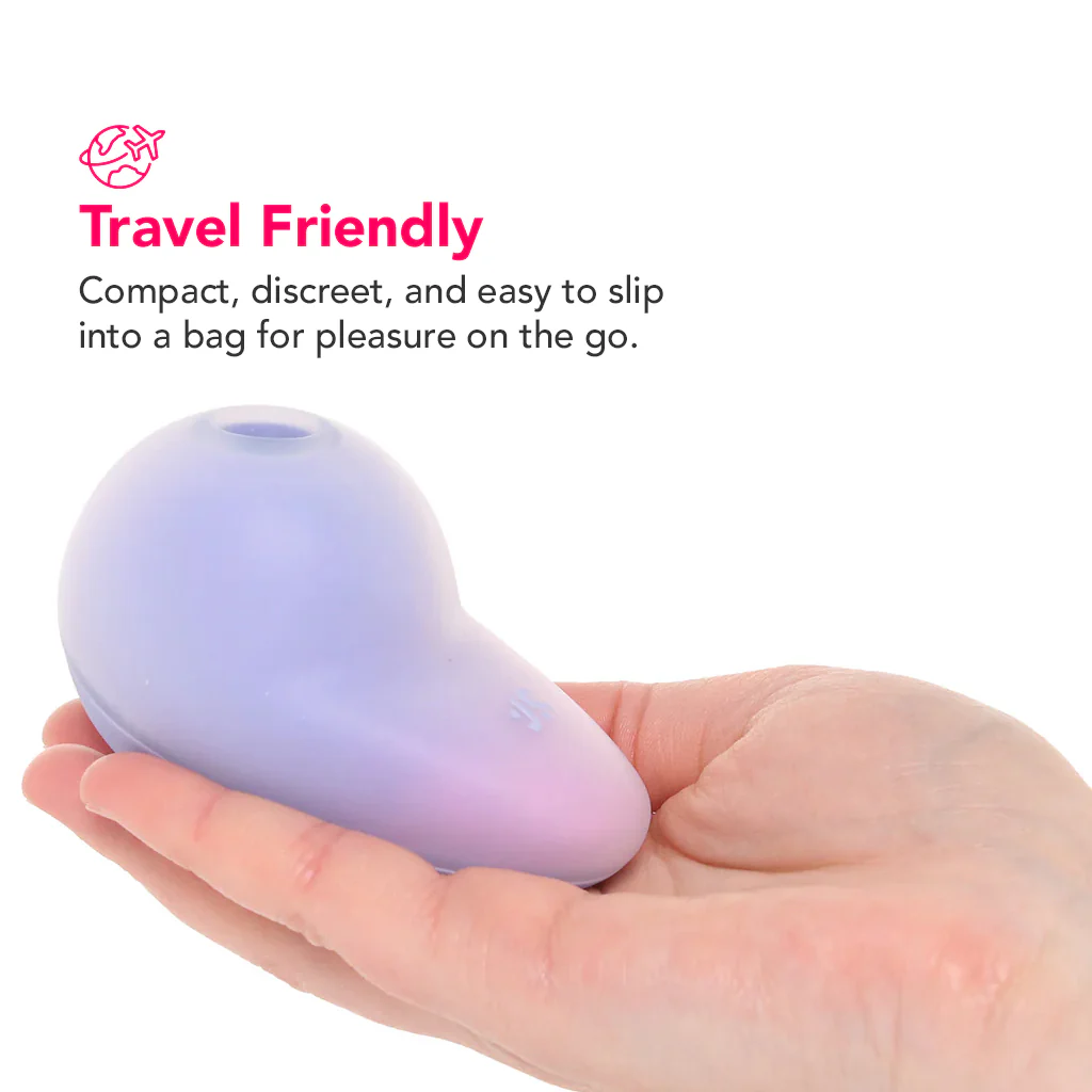 Satisfyer Pixie Dust Double Air Pulse Vibe in Violet & Pink - Image 4