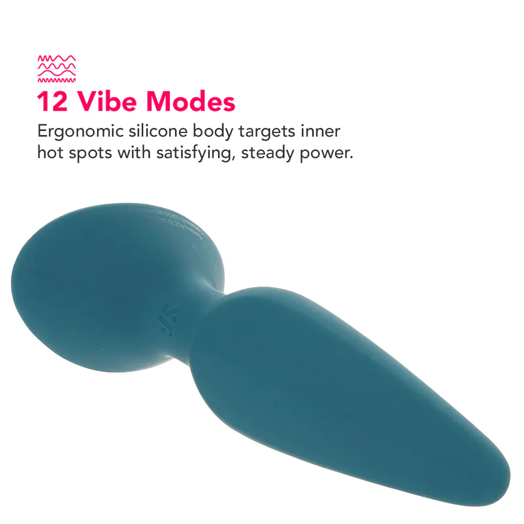 Satisfyer Plug-ilicious 1 Anal Vibe in Petrol - Image 2