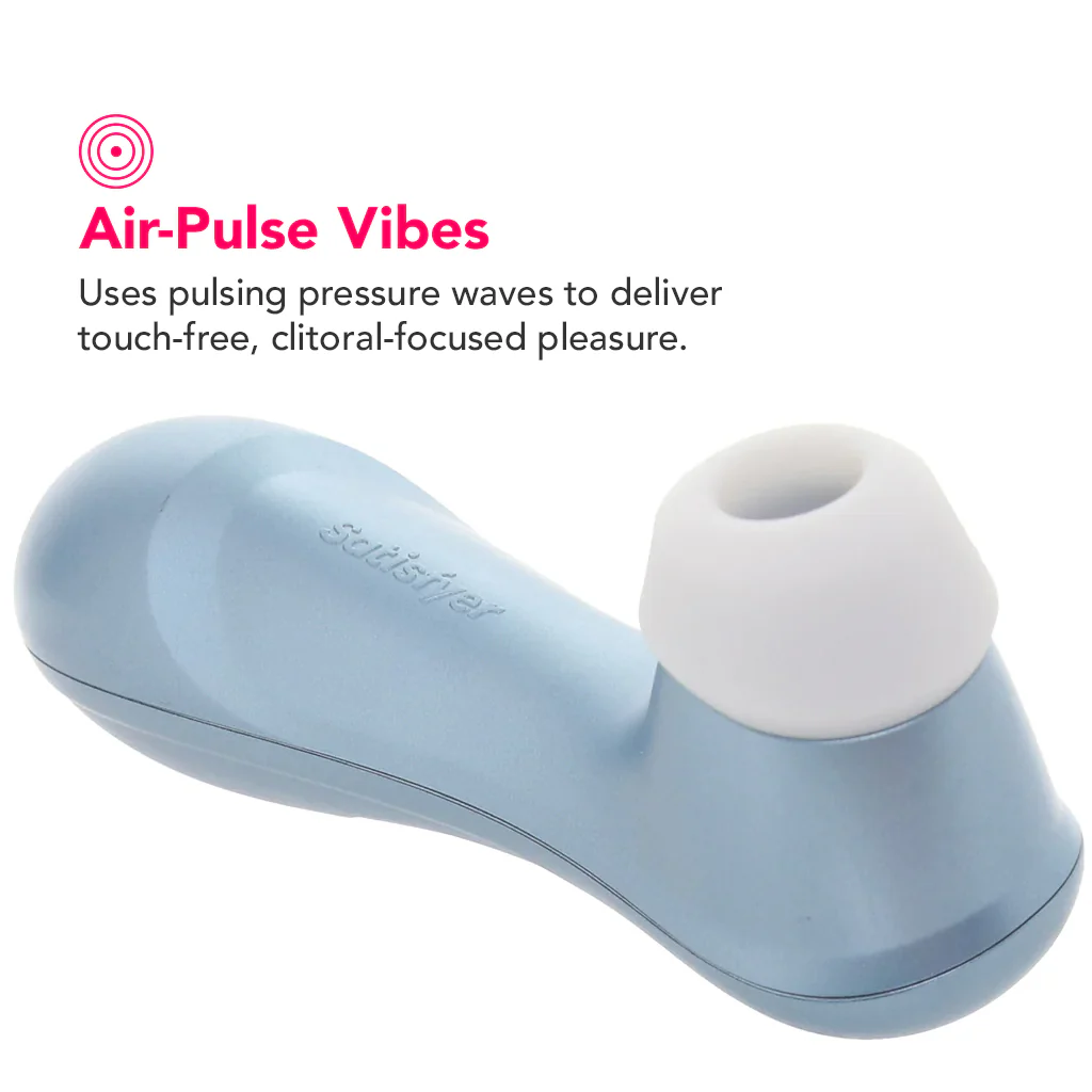 Satisfyer Pro 2 Gen 2 Air Pulse Stimulator in Blue - Image 2