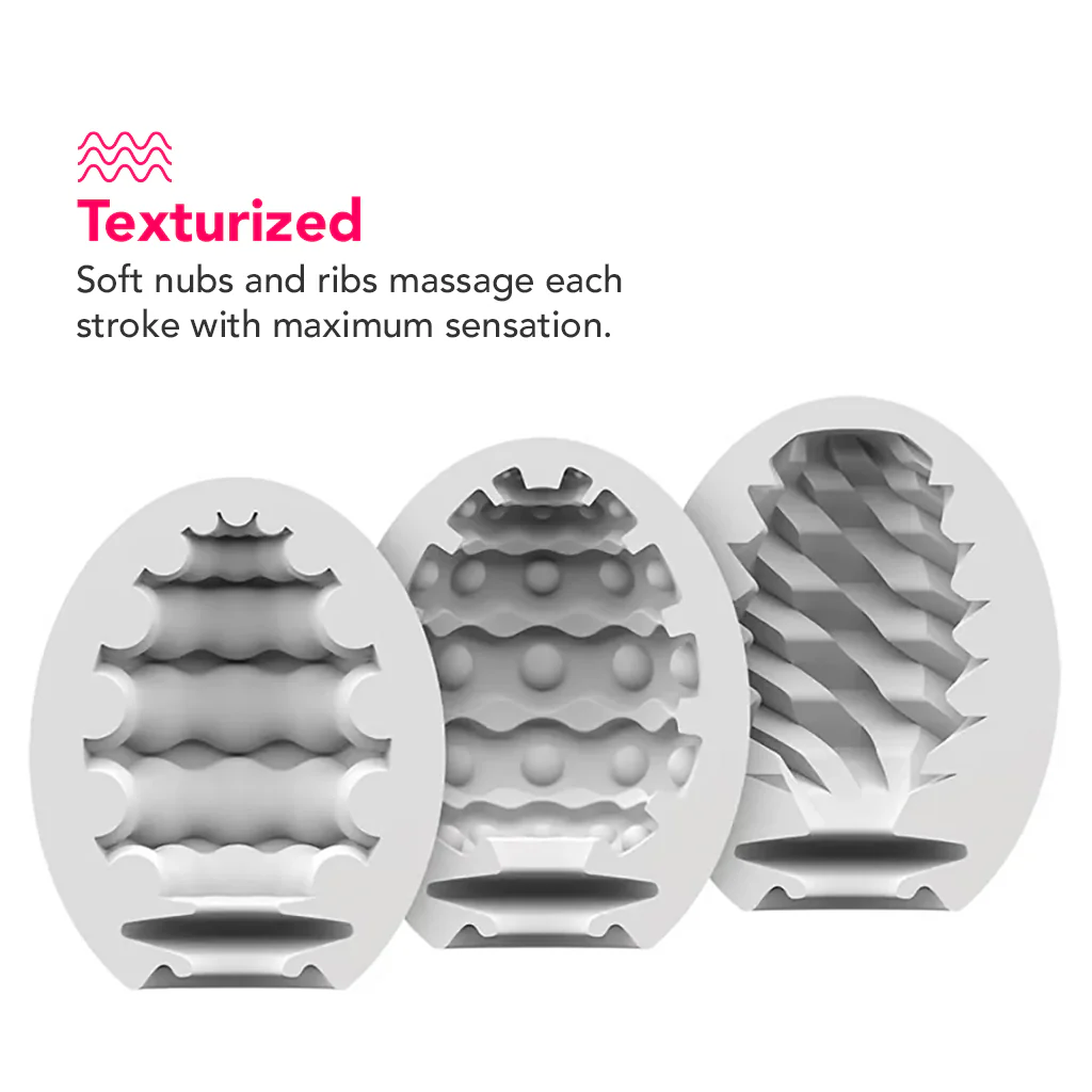 Satisfyer Riffle, Bubble, Fierce Masturbator Egg Set - Image 2