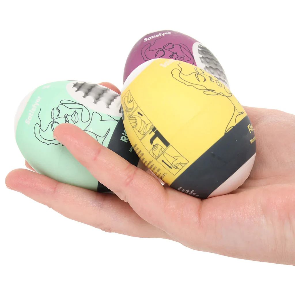 Satisfyer Riffle, Bubble, Fierce Masturbator Egg Set - Image 8