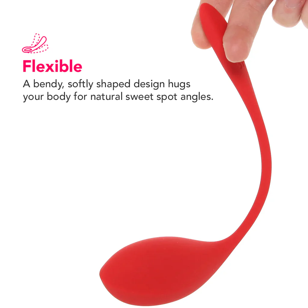 Satisfyer Shiny Petal Wearable Vibe in Red - Image 6