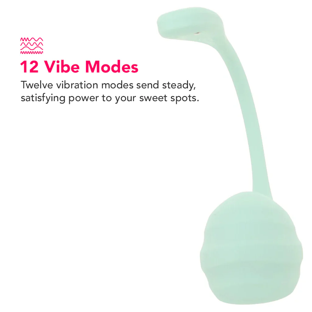 Satisfyer Smooth Petal Wearable Vibe in Mint - Image 2