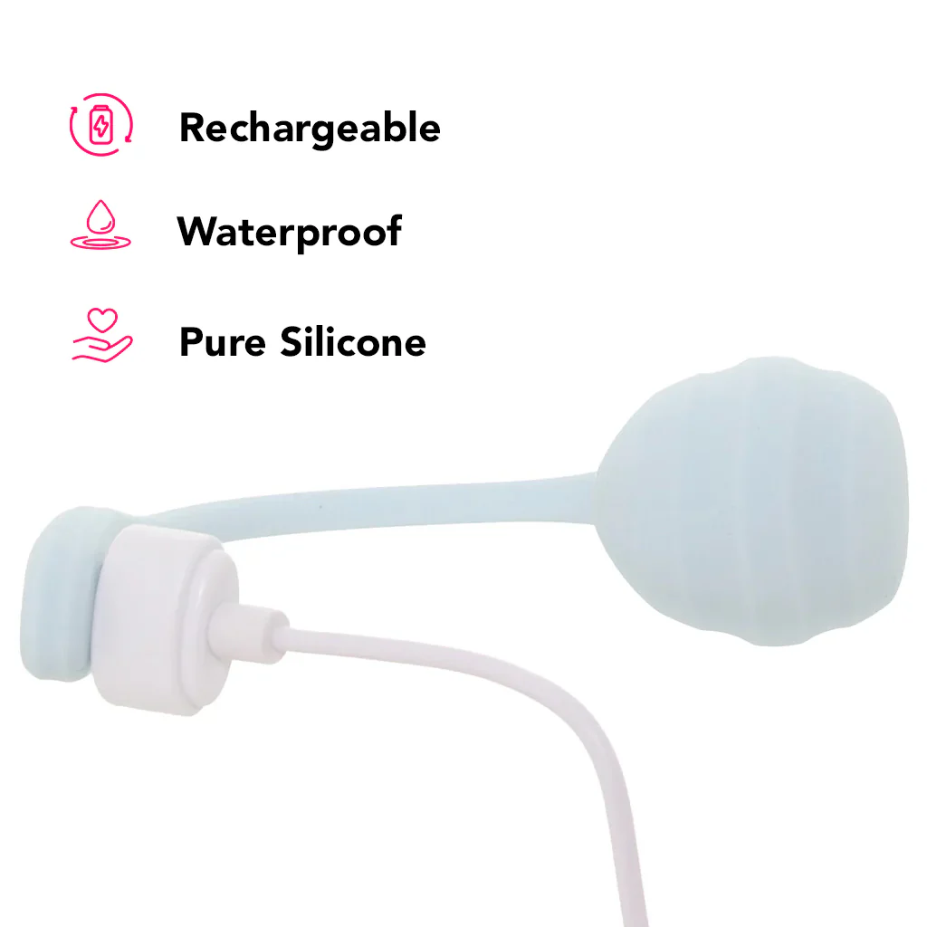 Satisfyer Smooth Petal Wearable Vibe in Light Blue - Image 7