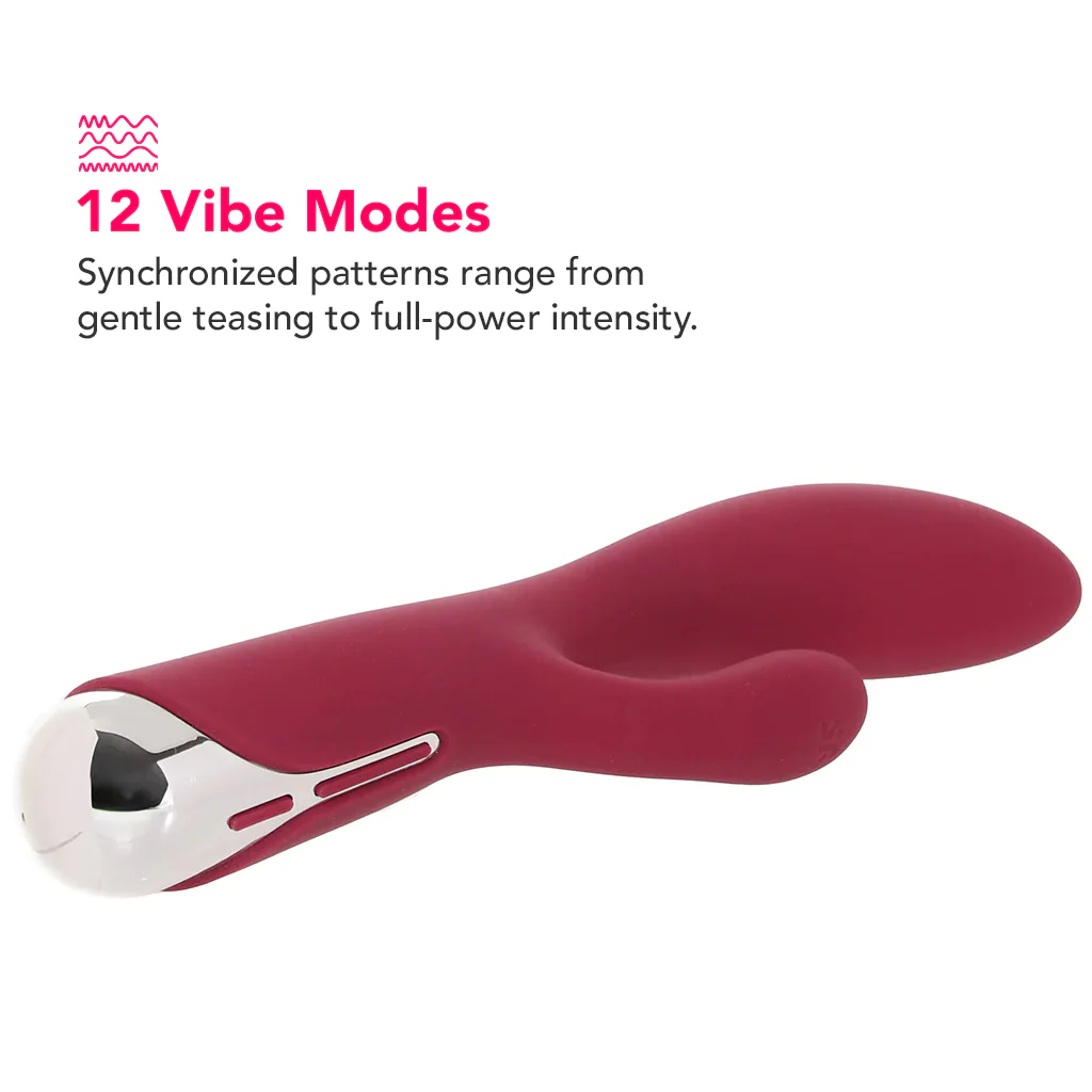 Satisfyer Spinning Rabbit 1 Vibe in Red - Image 5