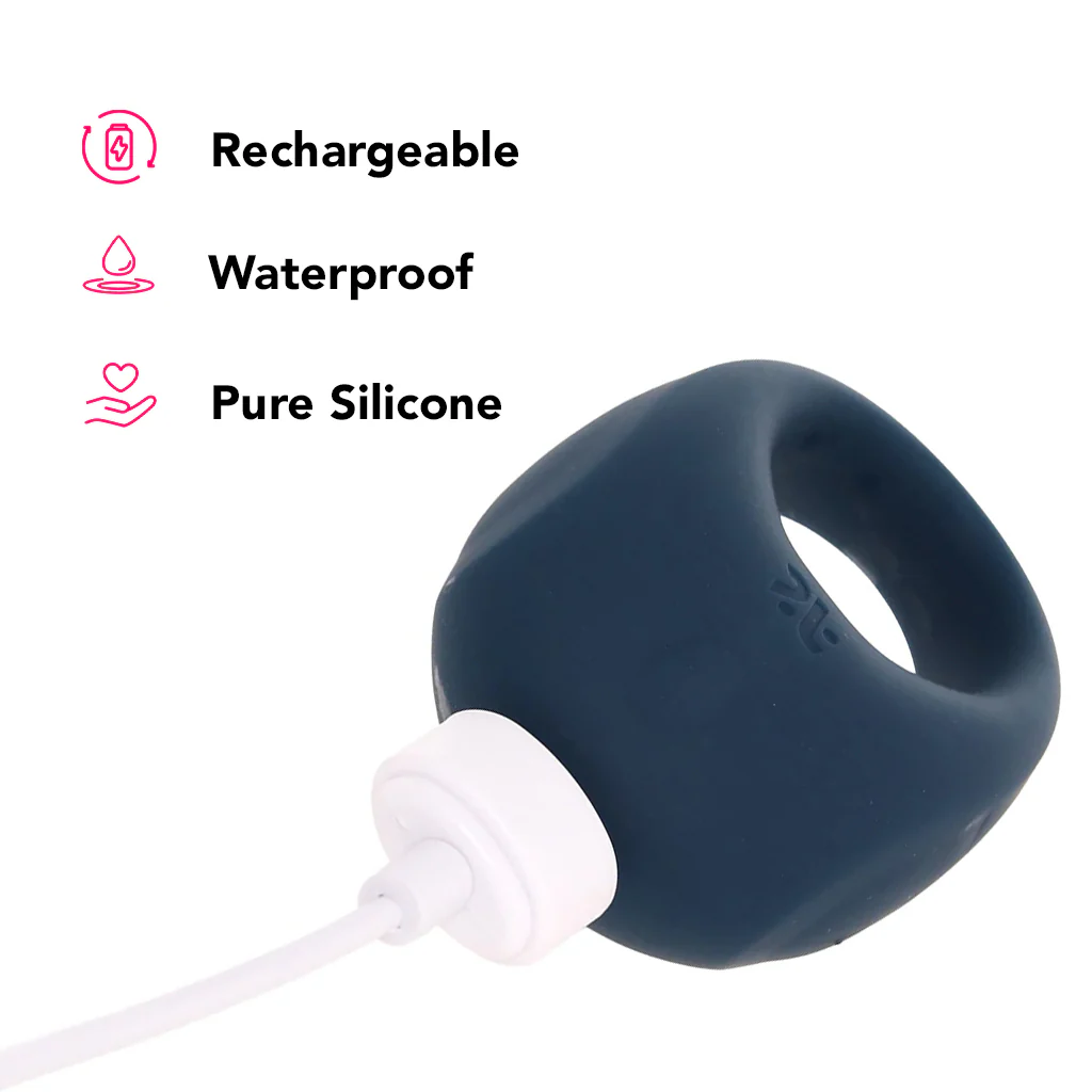Satisfyer Strong One Ring Vibe in Blue - Image 7