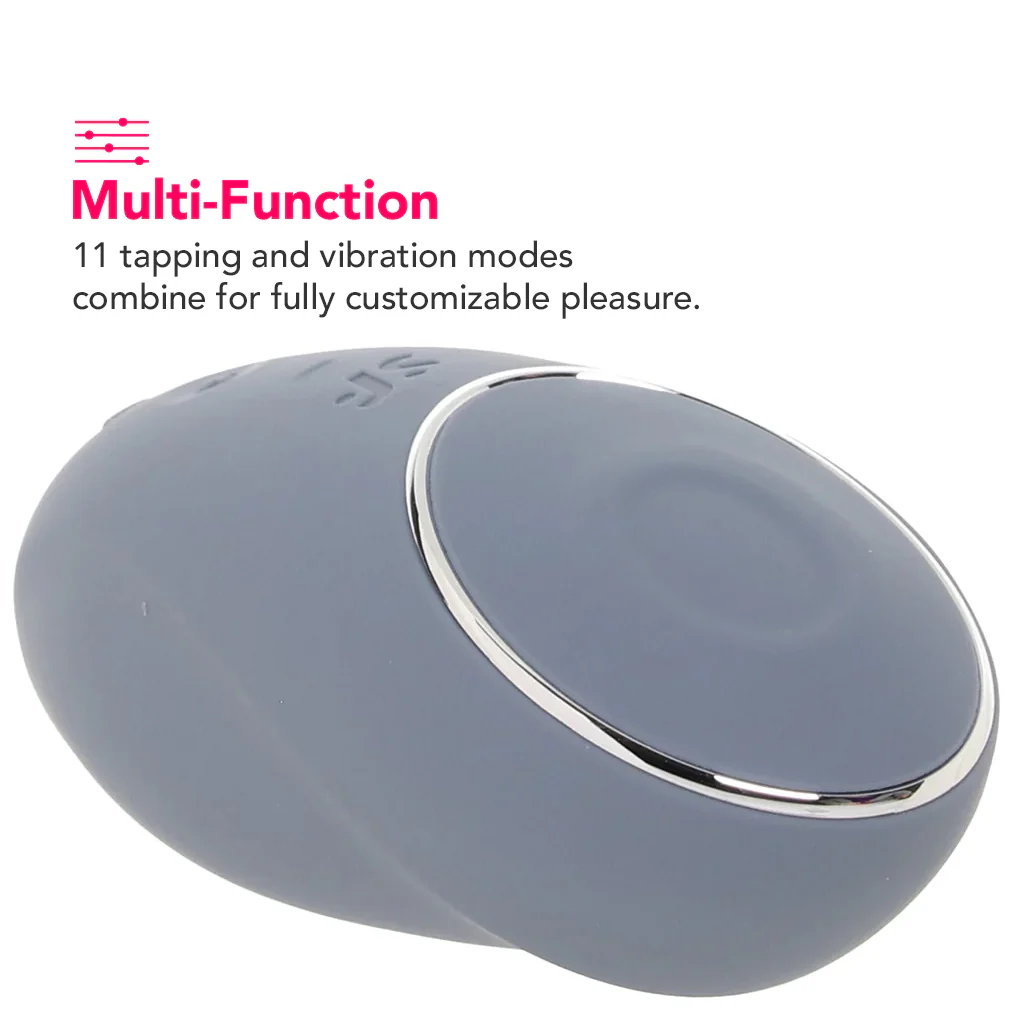 Satisfyer Tap & Climax 1 Tapping Vibe in Grey - Image 2