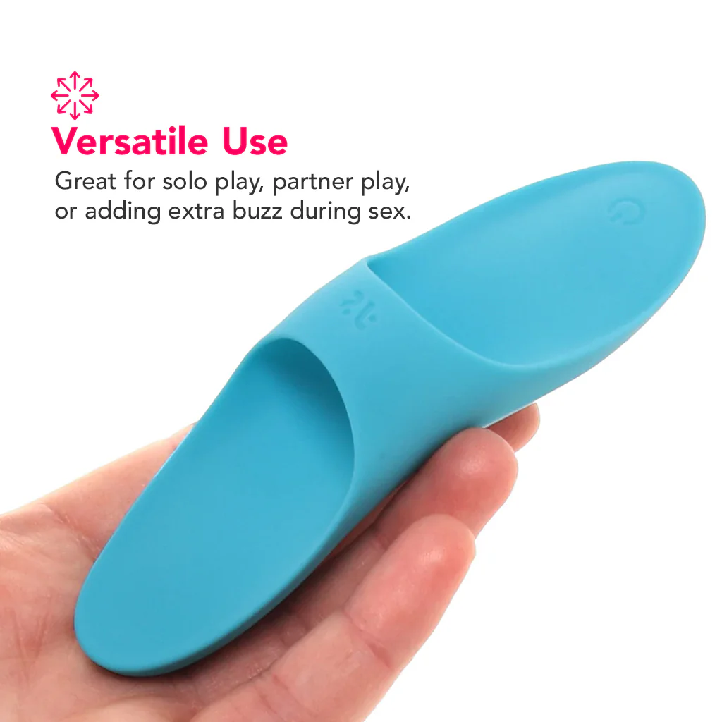 Satisfyer Teaser Finger Vibe in Light Blue - Image 4