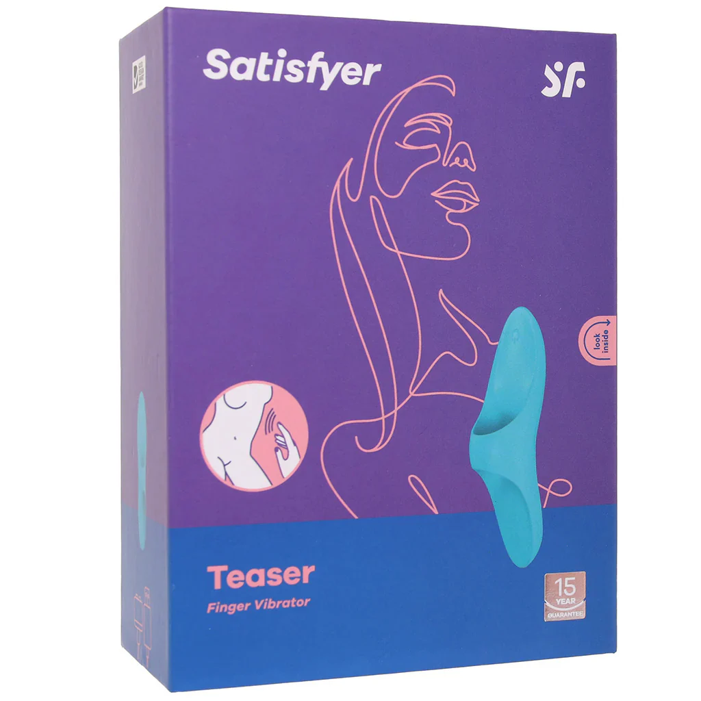 Satisfyer Teaser Finger Vibe in Light Blue - Image 9