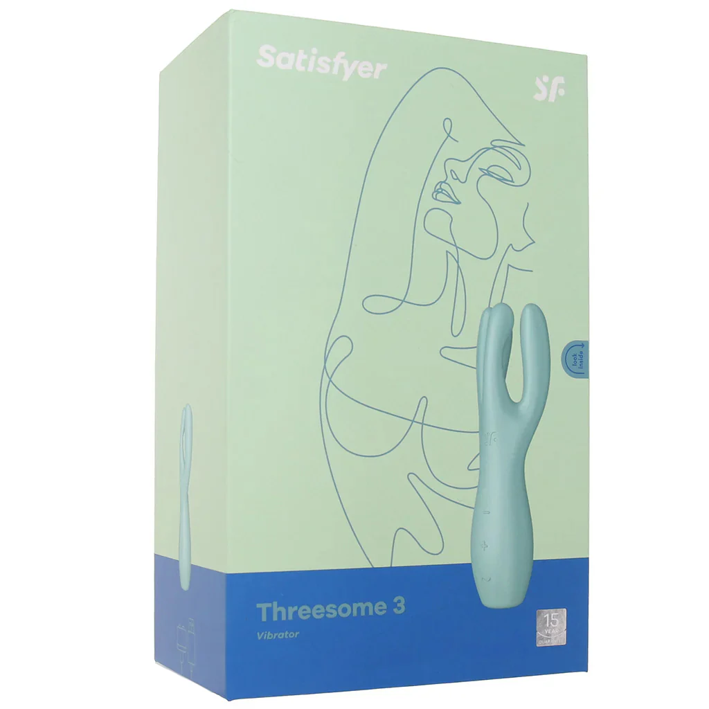 Satisfyer Threesome 3 Vibe in Mint - Image 9