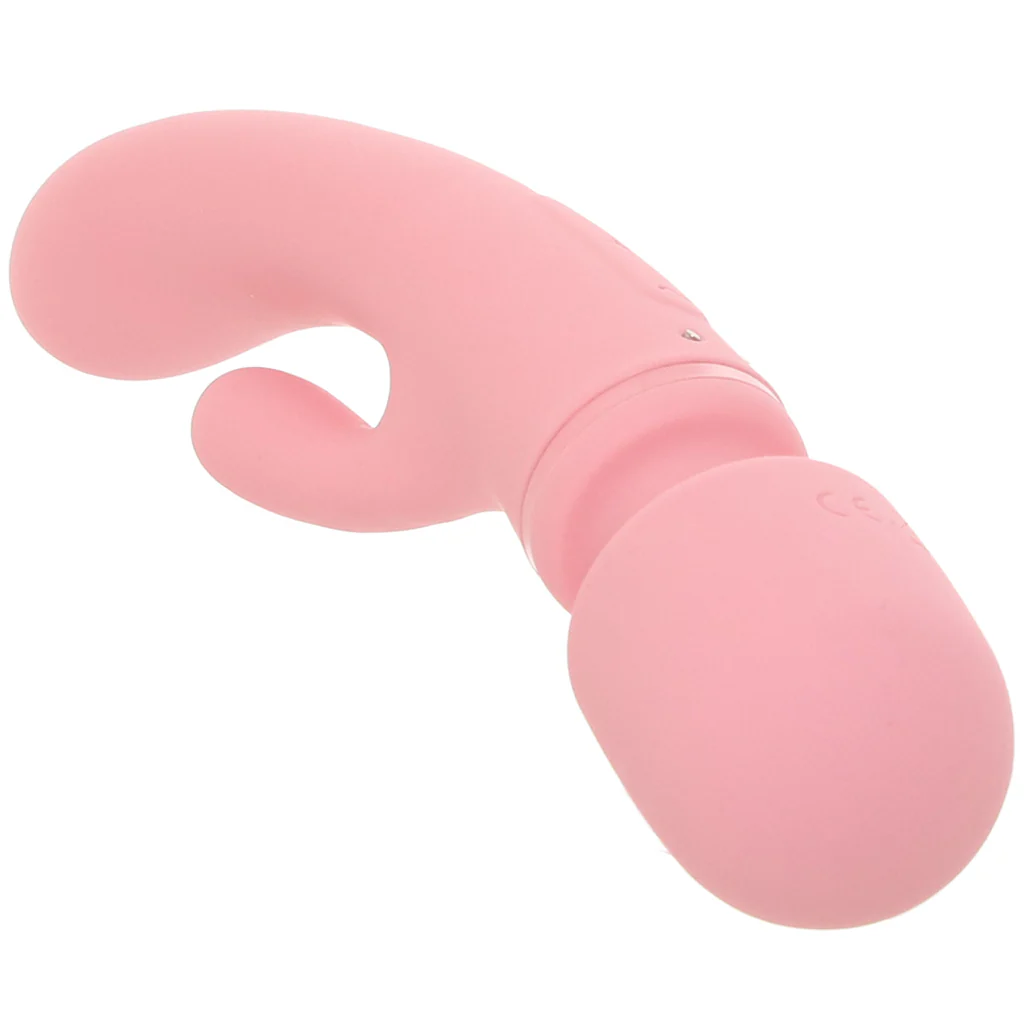 Satisfyer Triple Lover Rabbit Wand Hybrid Vibe in Pink - Image 3