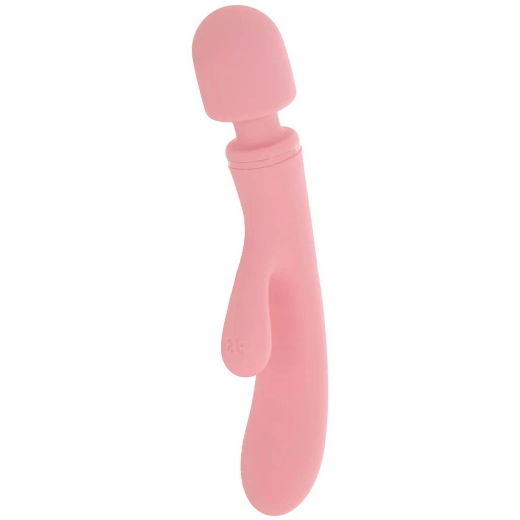 Satisfyer Triple Lover Rabbit Wand Hybrid Vibe in Pink - Image 5