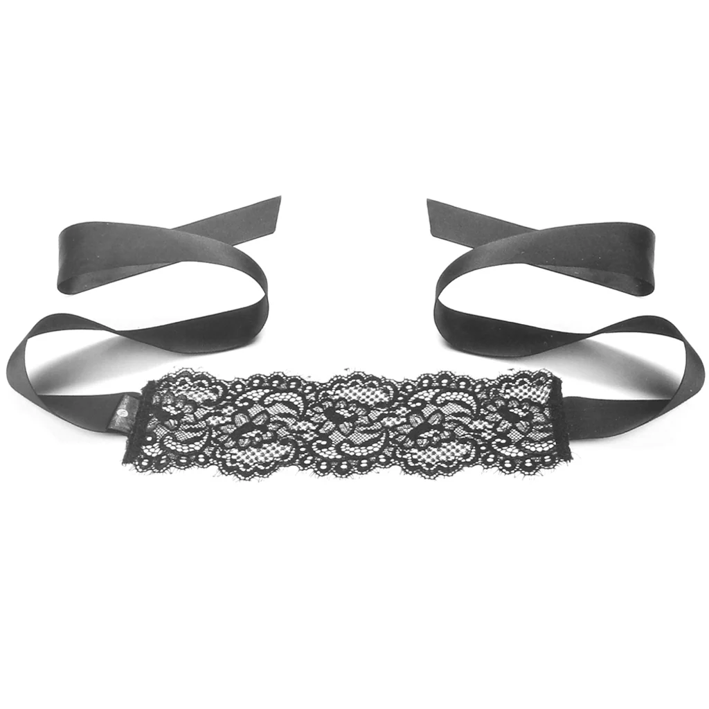 Secret Kisses Boudoir Lace Blindfold - Image 3
