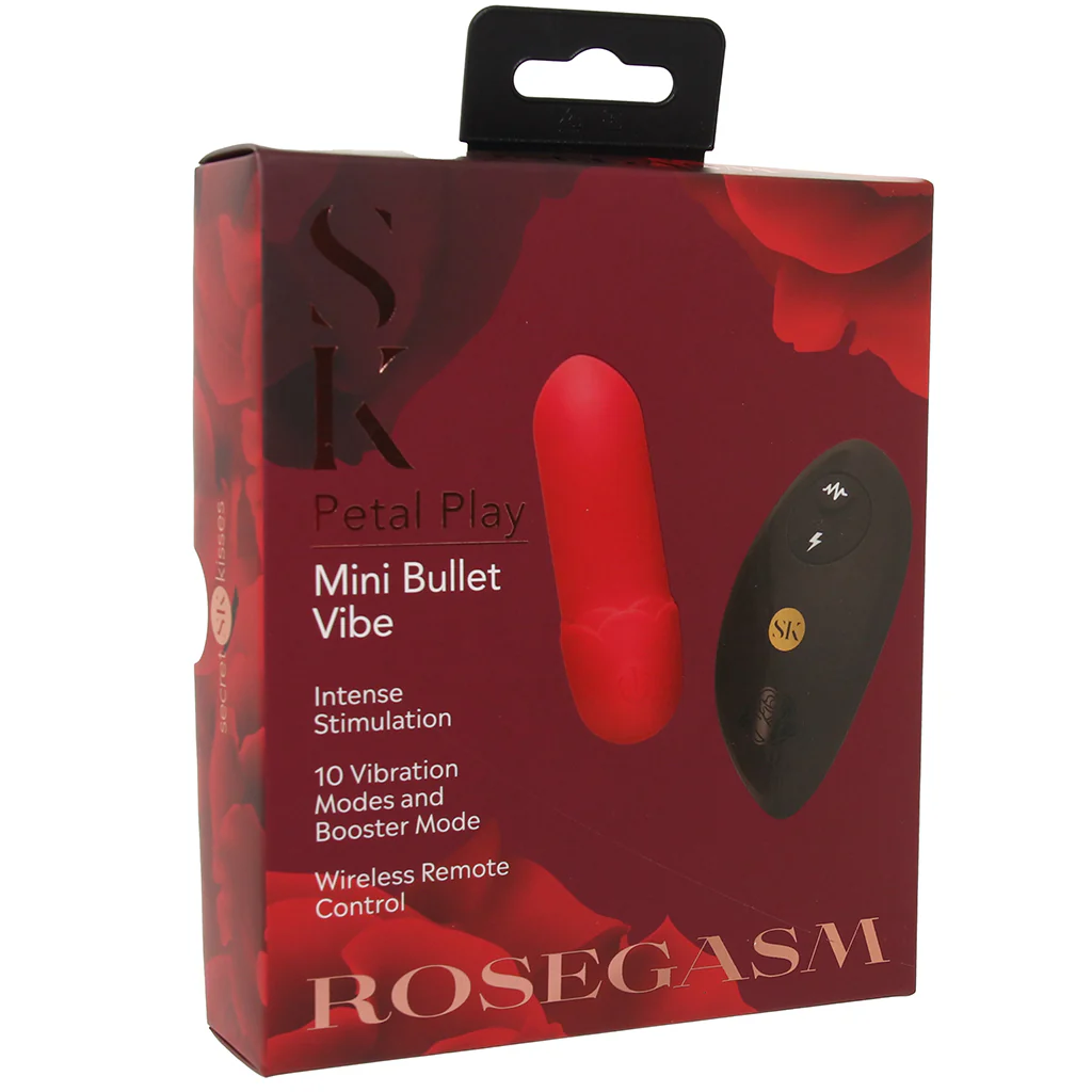 Secret Kisses Petal Play Mini Bullet Vibe with Remote - Image 9
