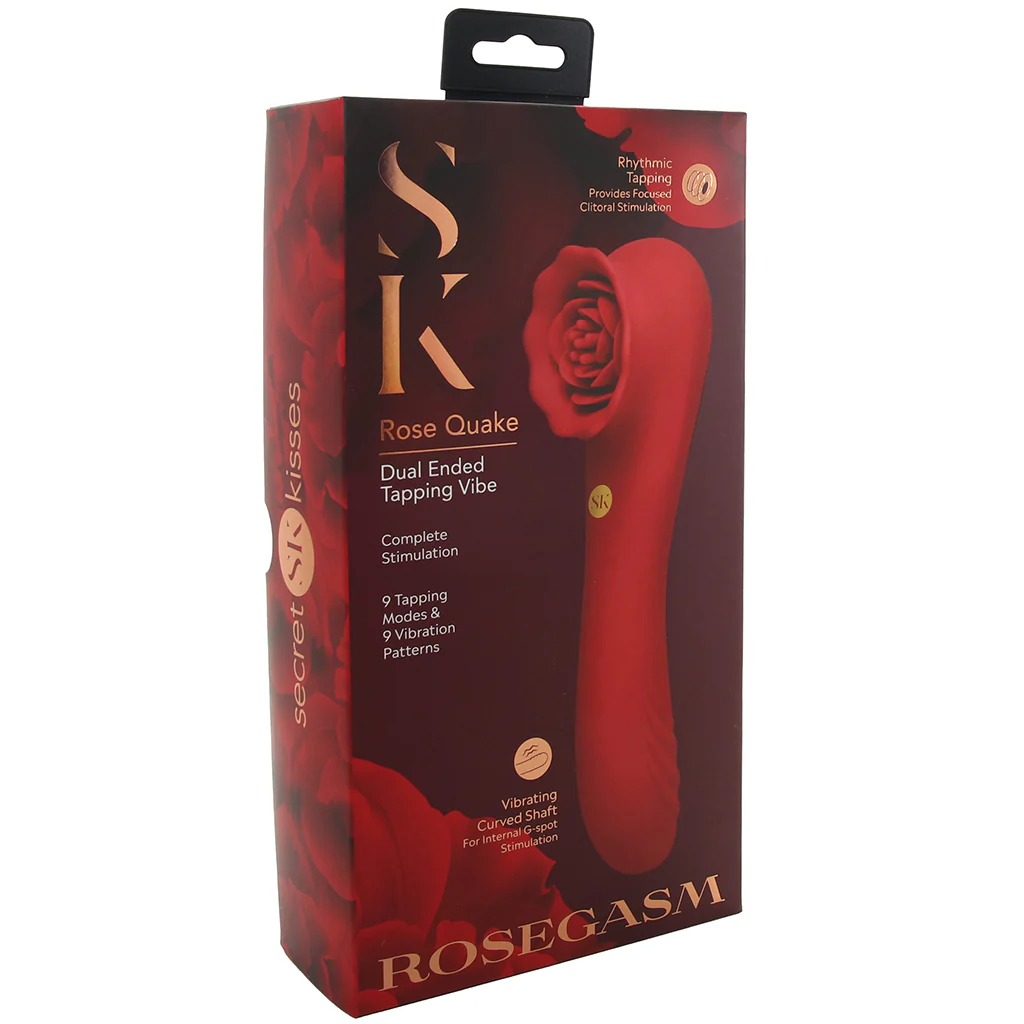 Secret Kisses Rose Quake Dual Ended Tapping Vibe - Image 9