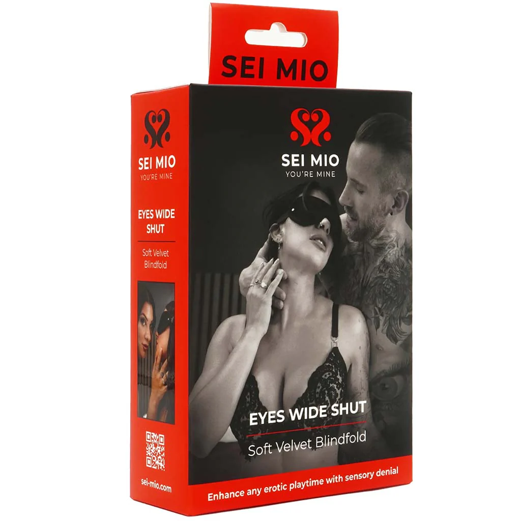 Sei Mio Eyes Wide Shut Velvet Blindfold - Image 9