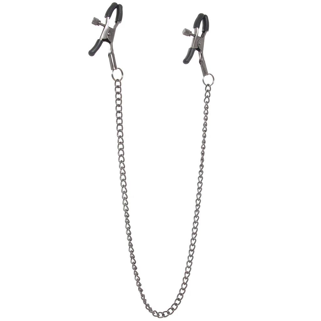 Sei Mio Nip & Tug Chained Nipple Clamps - Image 2