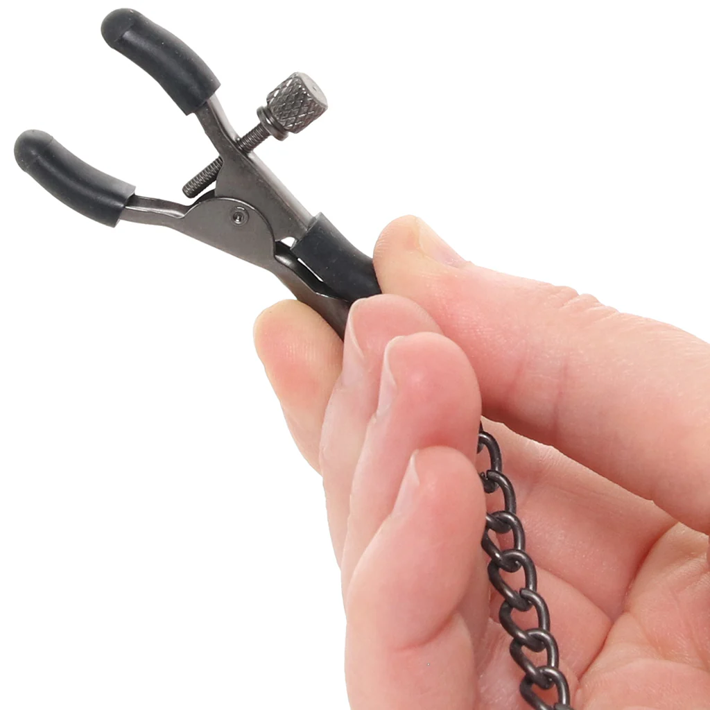 Sei Mio Nip & Tug Chained Nipple Clamps - Image 4