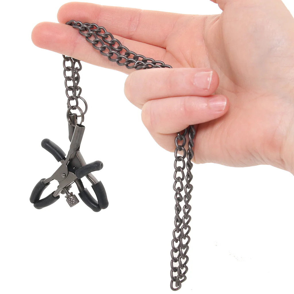 Sei Mio Nip & Tug Chained Nipple Clamps - Image 8