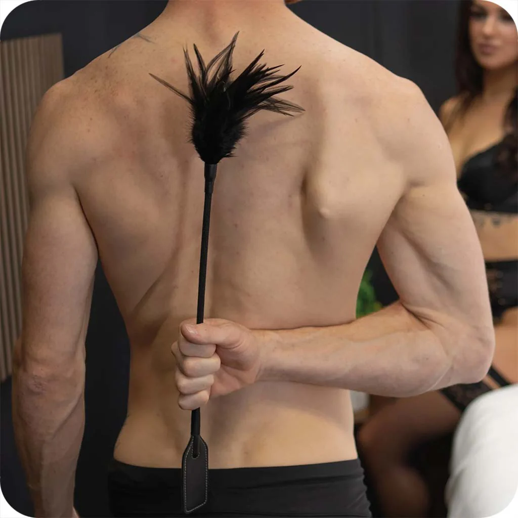 Sei Mio Slap and Tickle Dual Ended Crop & Tickler - Image 4
