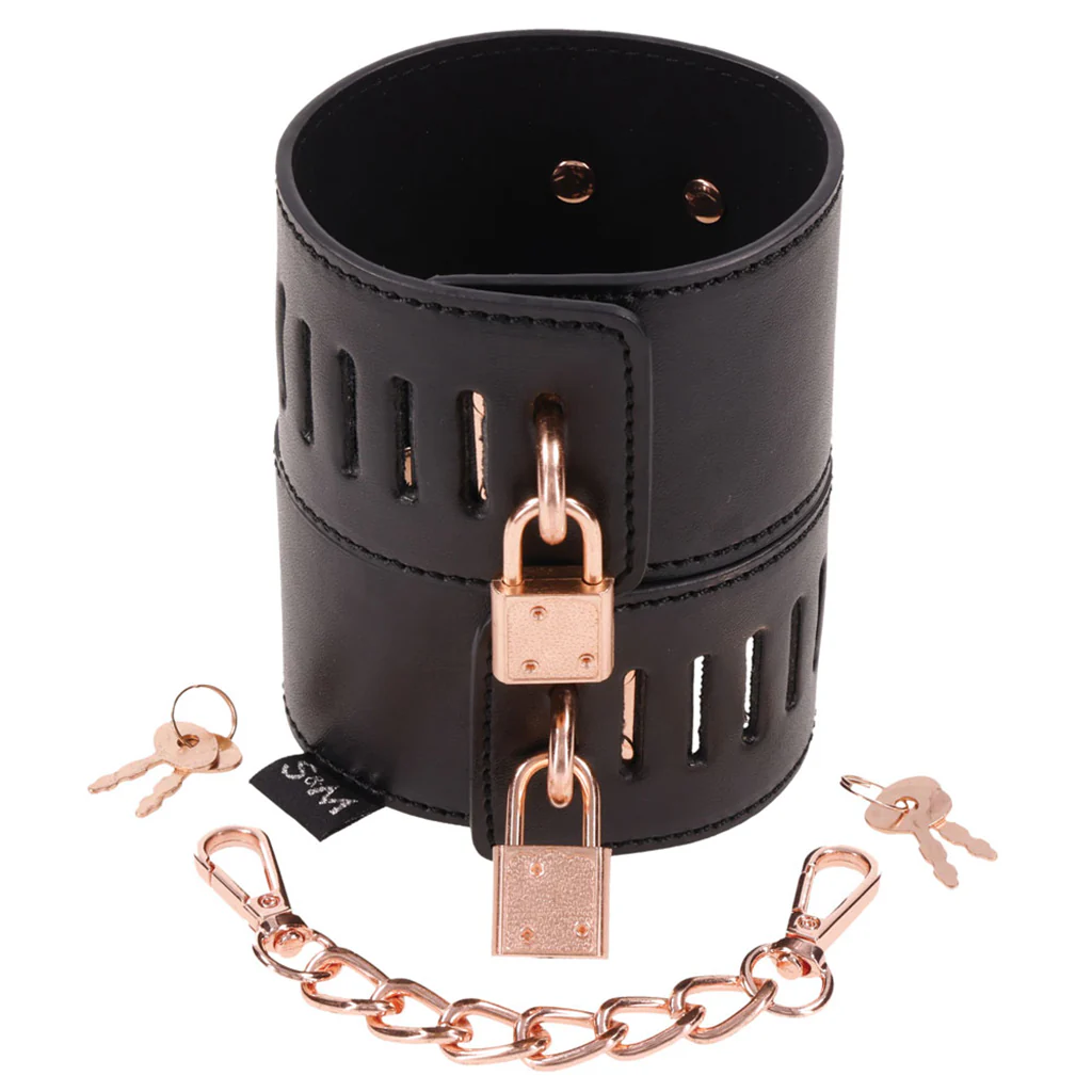 Sex & Mischief Brat Locking Cuffs - Image 8