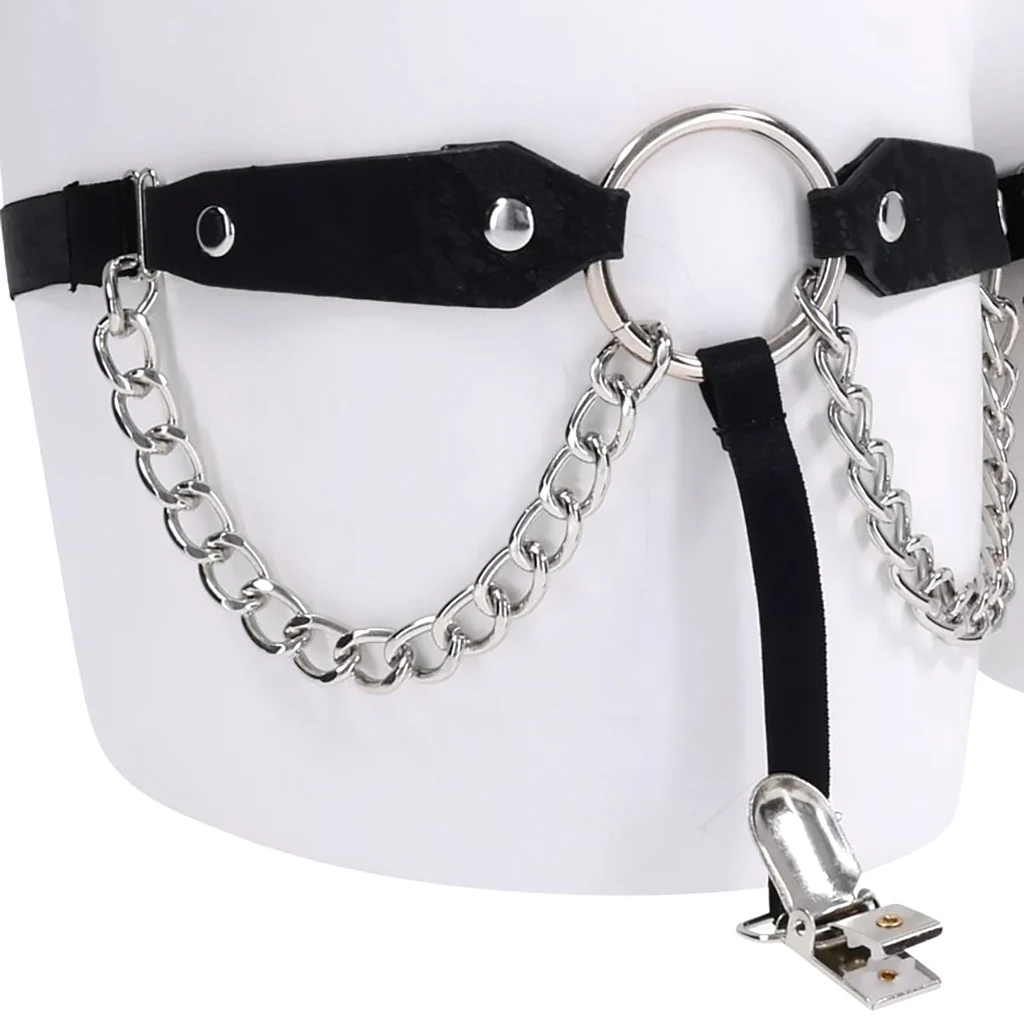Sex & Mischief Chain Lace Garters - Image 5
