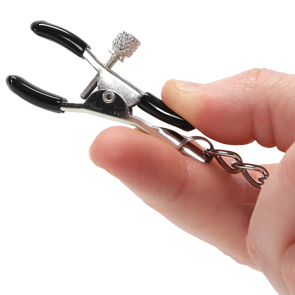 Sex & Mischief Chained Nipple Clamps - Image 4