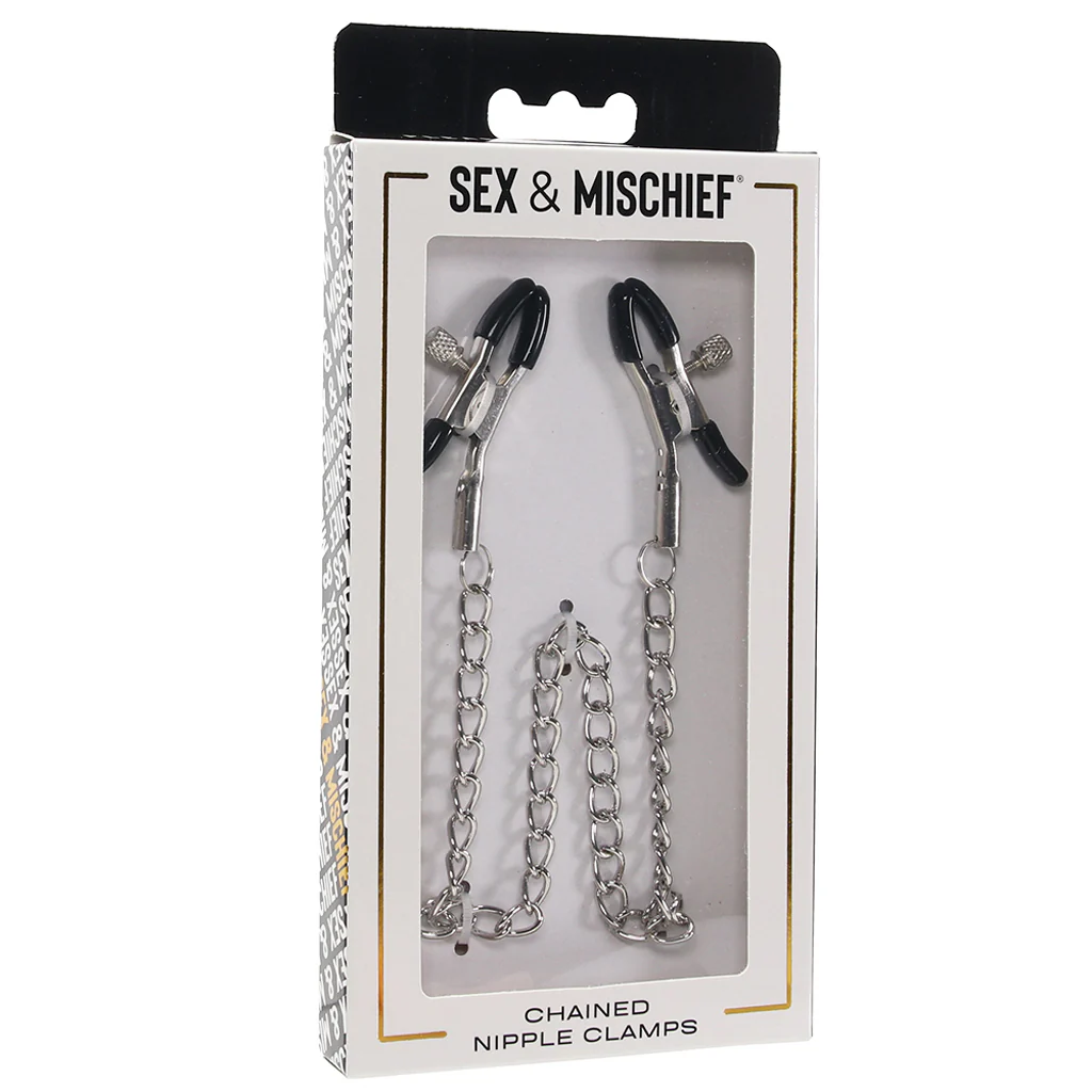 Sex & Mischief Chained Nipple Clamps - Image 6