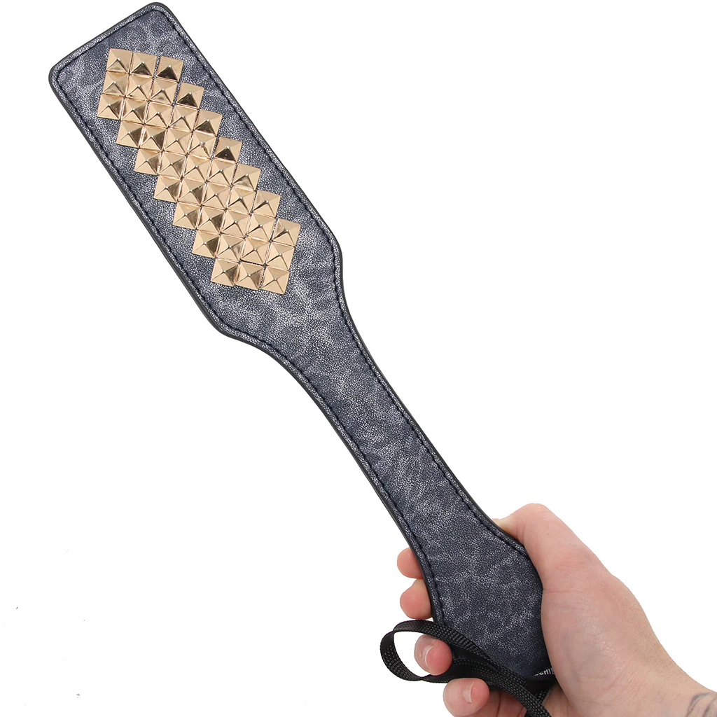 Sex & Mischief Cougar Studded Paddle - Image 2