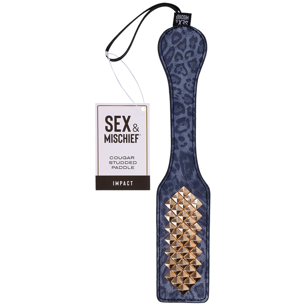 Sex & Mischief Cougar Studded Paddle - Image 9