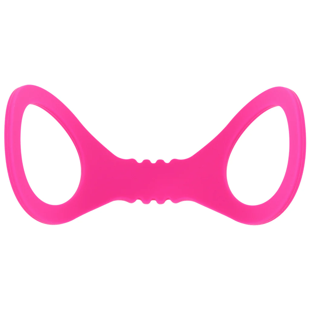 Sex & Mischief Hot Pink Silicone Cuffs in Small - Image 7