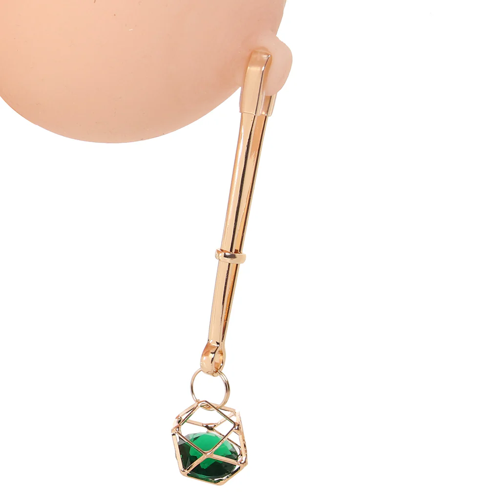 Sex & Mischief Indica Crystal Nipple Clips - Image 3
