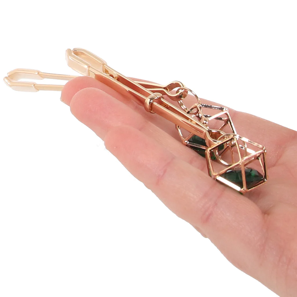 Sex & Mischief Indica Crystal Nipple Clips - Image 4