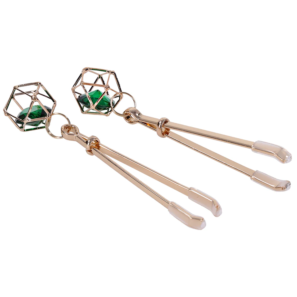 Sex & Mischief Indica Crystal Nipple Clips - Image 5