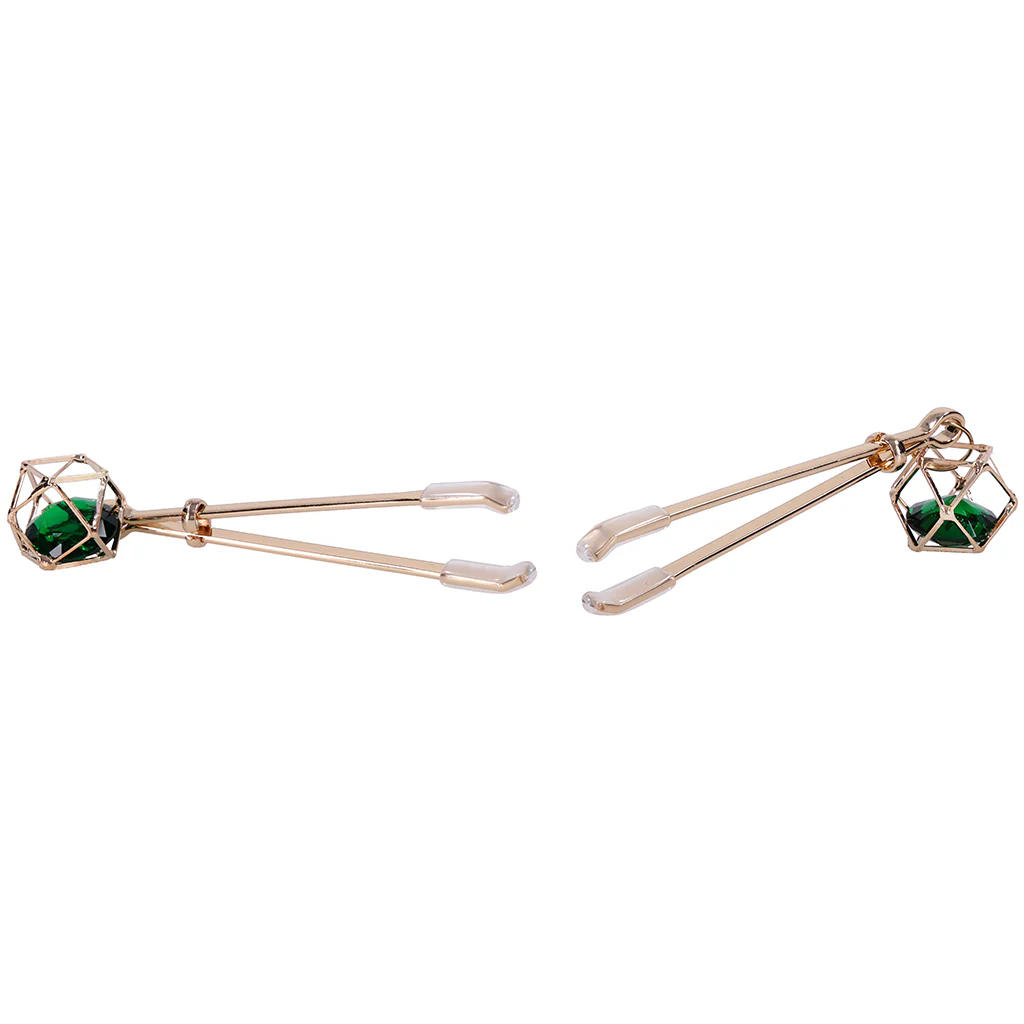 Sex & Mischief Indica Crystal Nipple Clips - Image 7