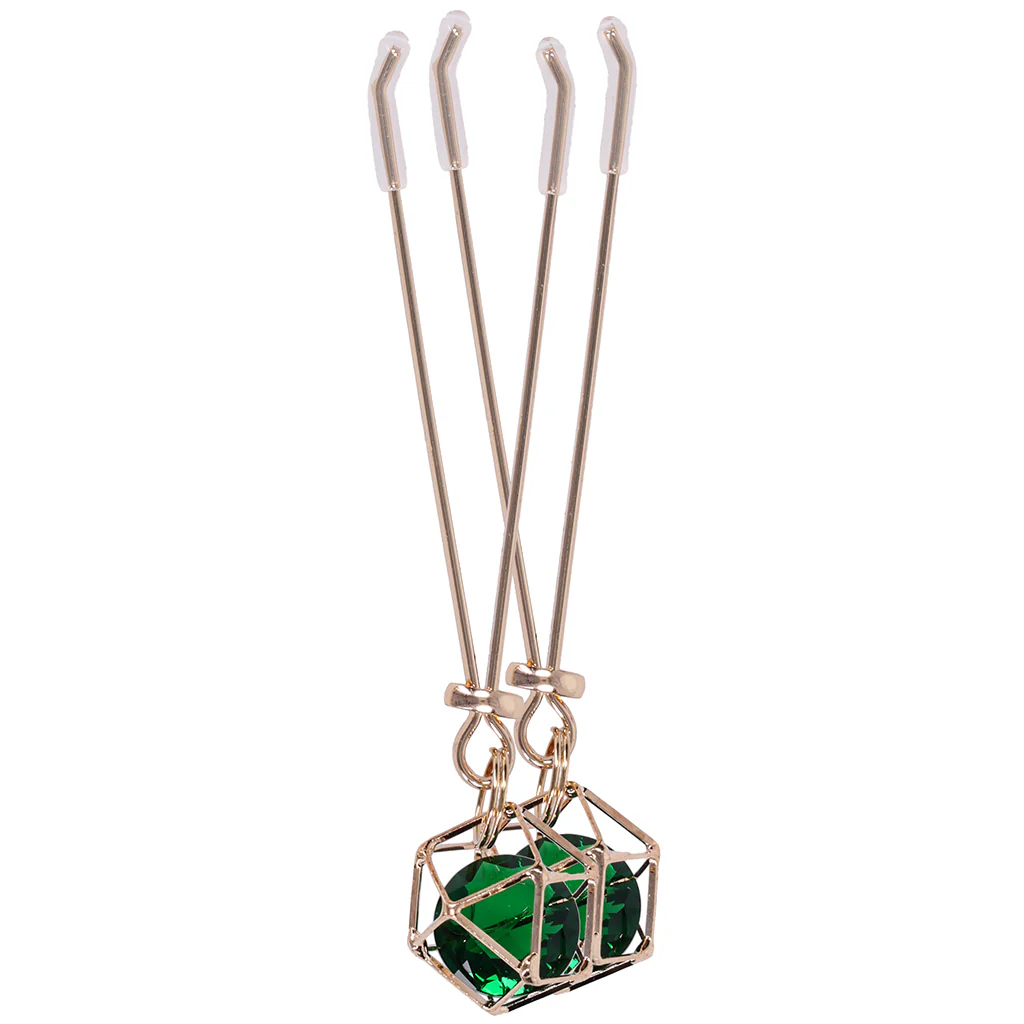 Sex & Mischief Indica Crystal Nipple Clips - Image 8