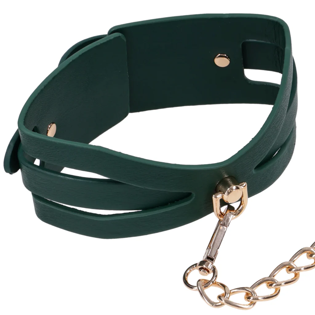 Sex & Mischief Indica Cutout Collar and Leash - Image 2