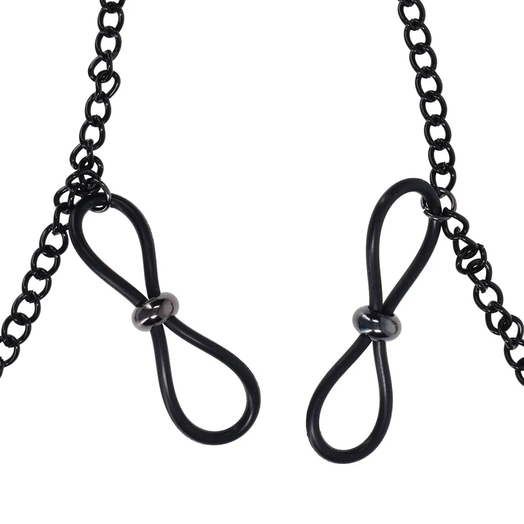 Sex & Mischief Lace Collar with Nipple Ties - Image 3