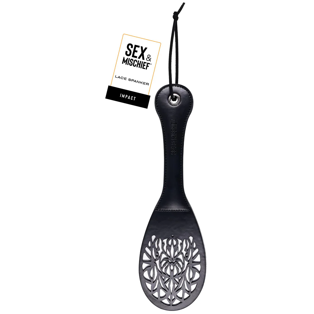 Sex & Mischief Lace Impression Spanker Paddle - Image 9