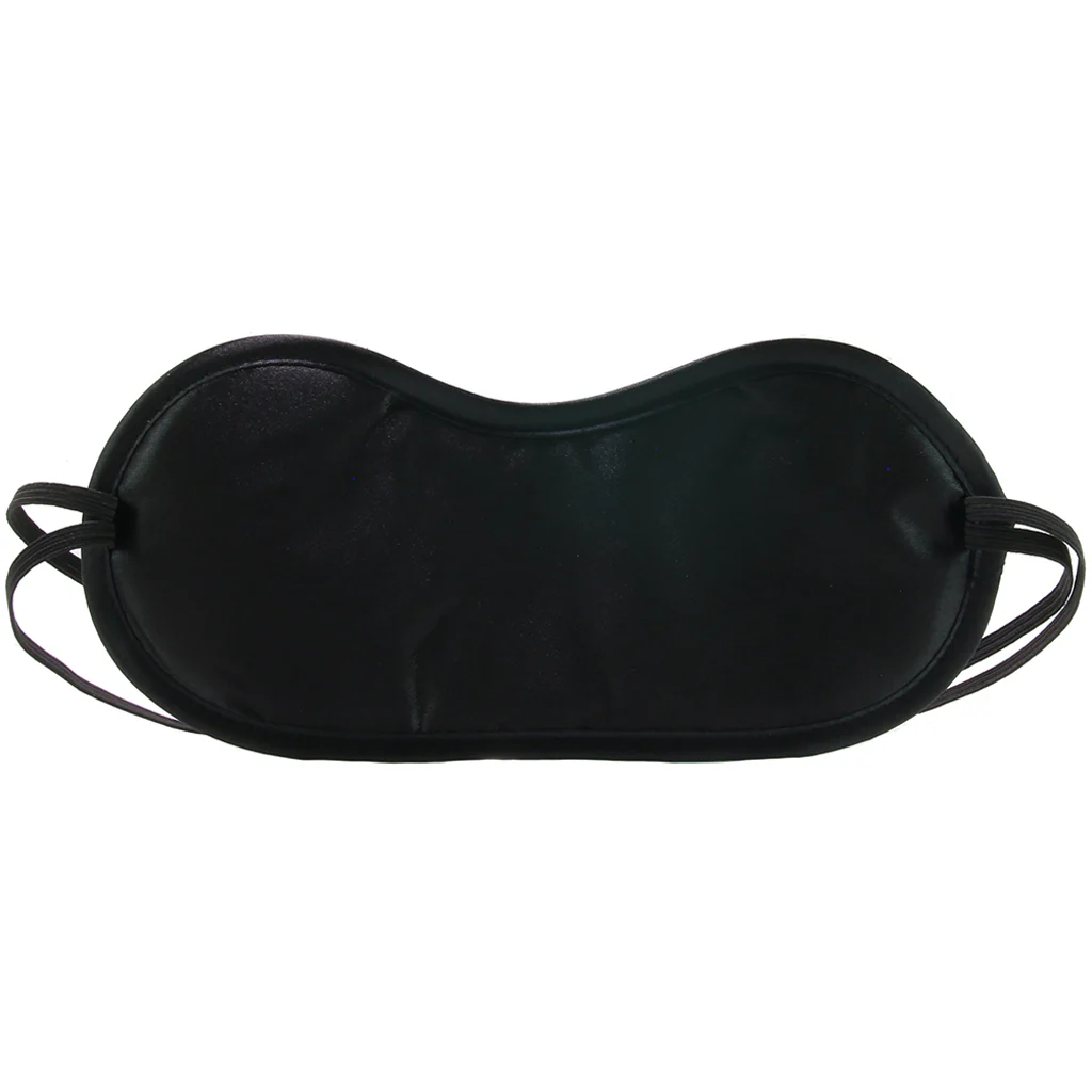 Sex & Mischief Satin Blindfold in Black - Image 3