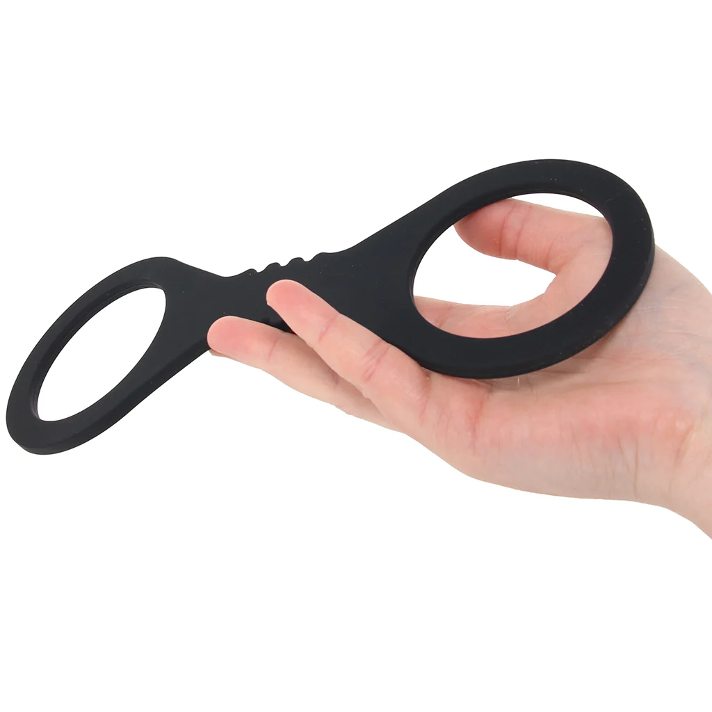 Sex & Mischief Shadow Silicone Cuffs in Small - Image 6