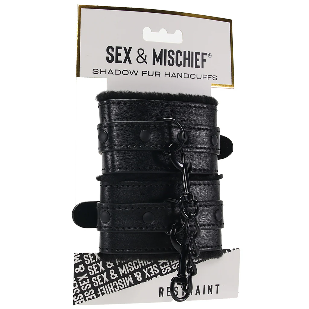Sex & Mischief Shadow Fur Handcuffs - Image 6