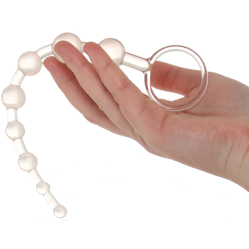 Shane's World Anal 101 Intro Beads in Clear - Image 4