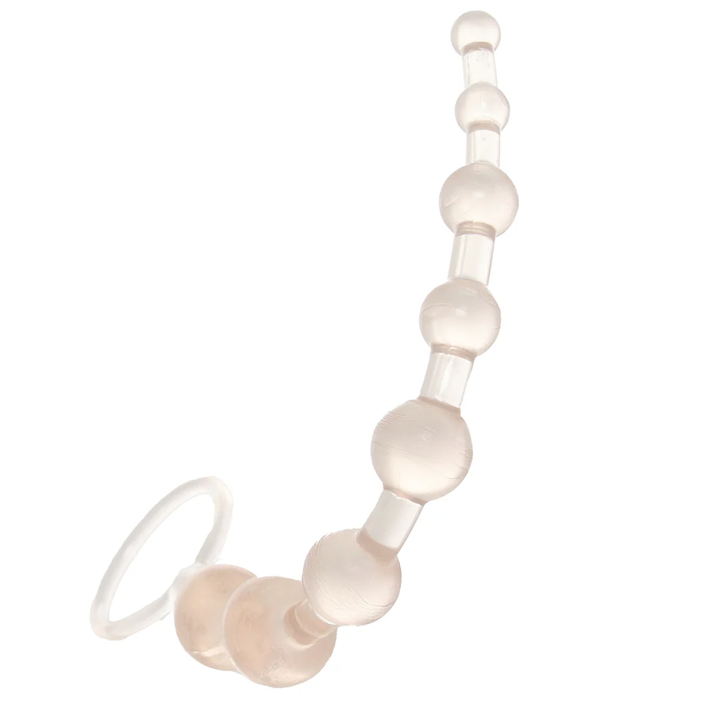 Shane's World Anal 101 Intro Beads in Clear - Image 8