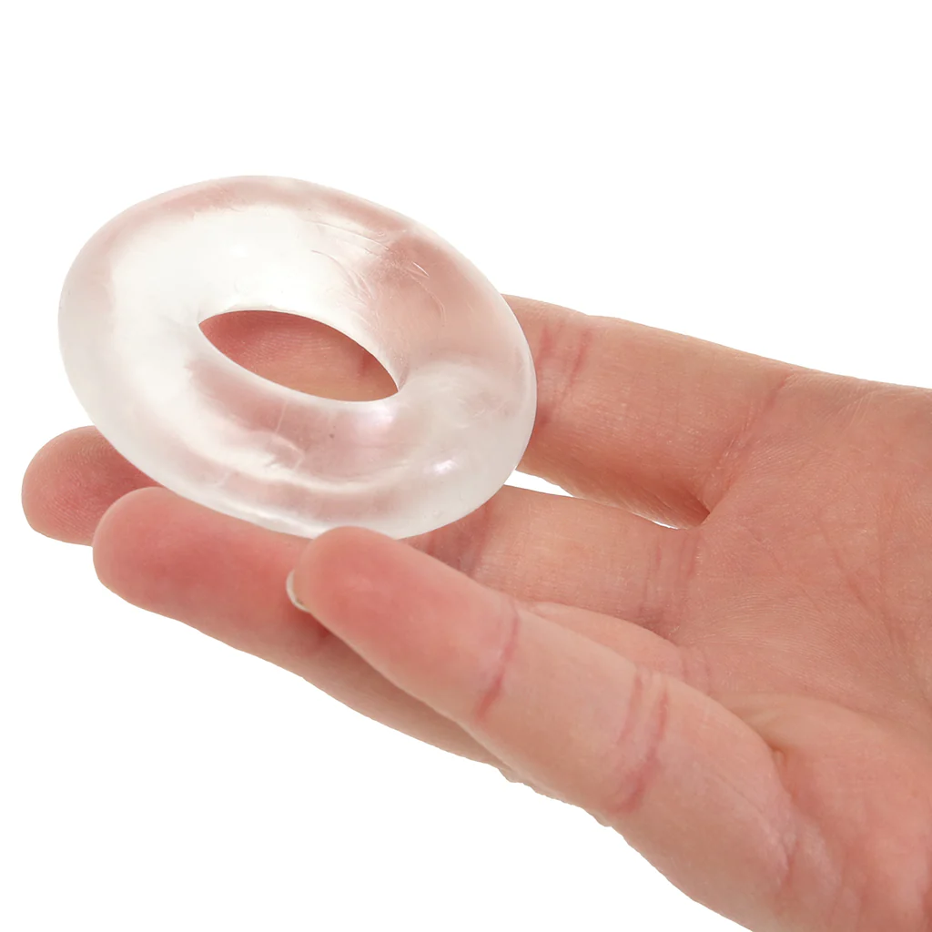 Shane's World Rock Star Cock Ring in Clear - Image 4