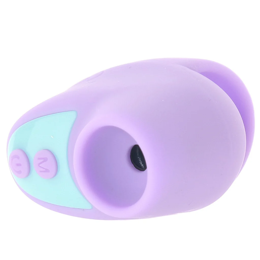 Shegasm Mini Silicone Clitoral Suction Vibe in Purple - Image 3