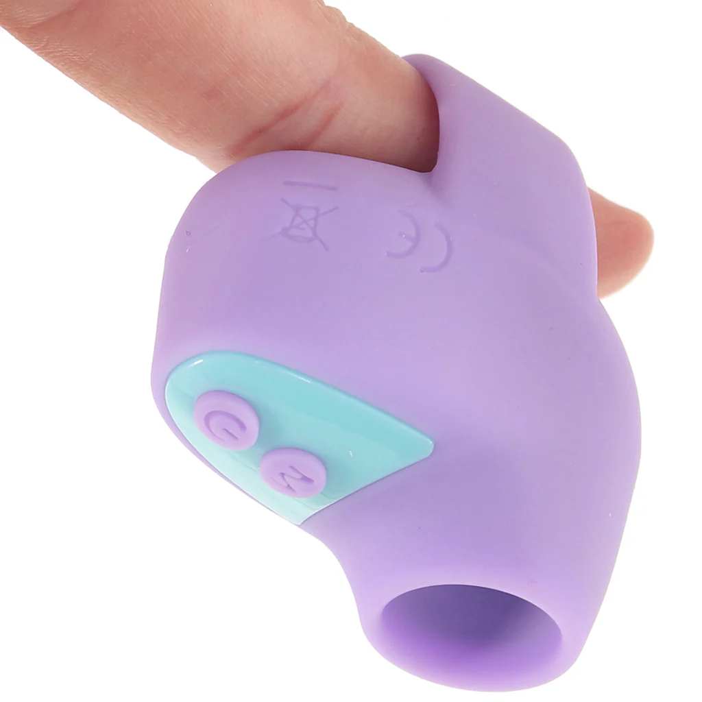 Shegasm Mini Silicone Clitoral Suction Vibe in Purple - Image 5